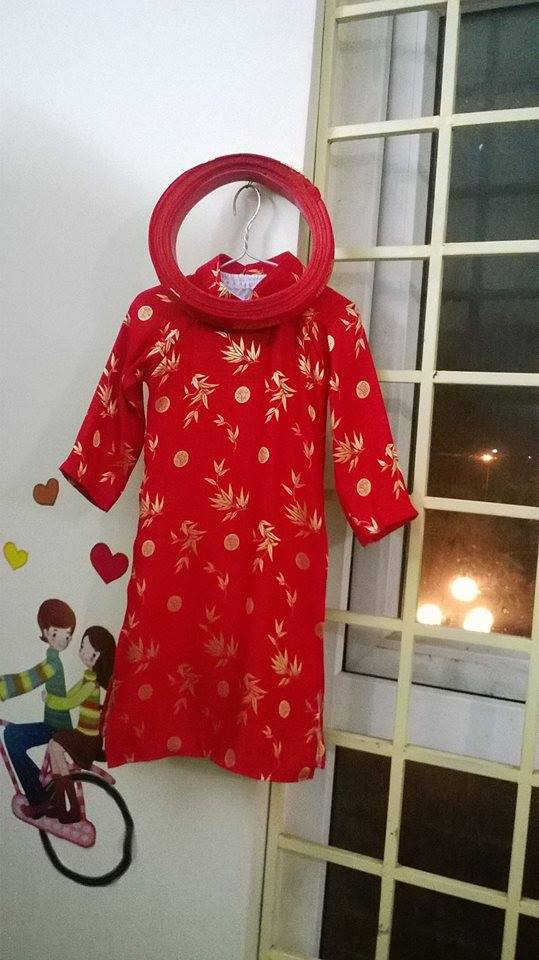 Khăn xếp áo dài cho bé Khăn xếp áo dài cho bé