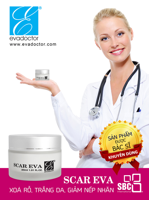 Kem ngăn ngừa sẹo lỗ SCAR EVA Kem ngăn ngừa sẹo lỗ SCAR EVA