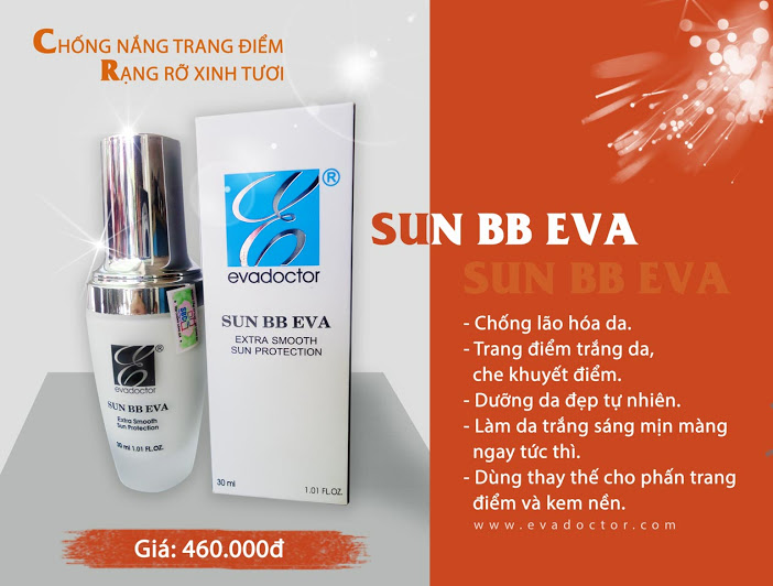Kem trang điểm chống nắng SUN BLOCK EVA - Eva Doctor Kem trang điểm chống nắng SUN BLOCK EVA - Eva Doctor