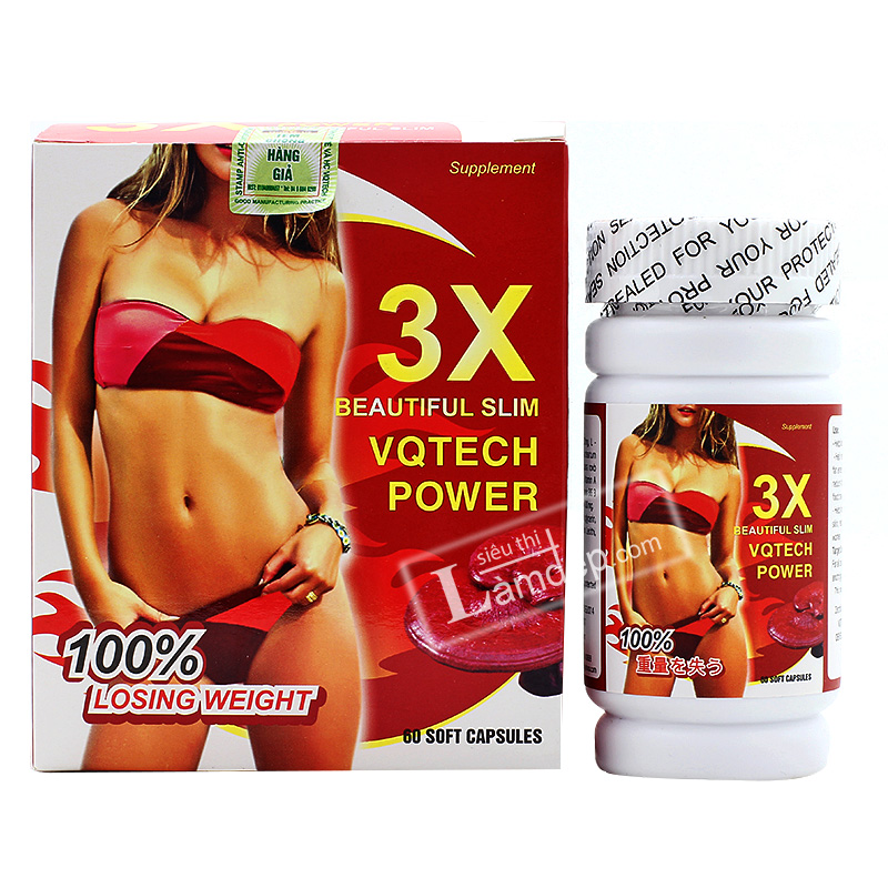 Viên uống giảm cân 3X Beautiful Slim Viên uống giảm cân 3X Beautiful Slim