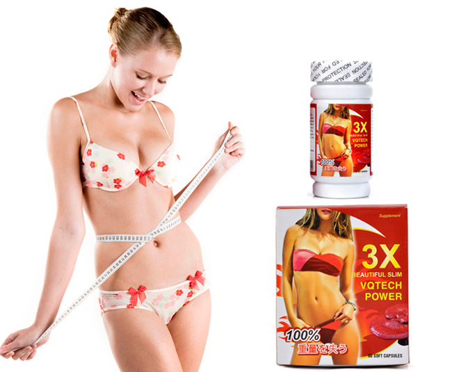 Viên uống giảm cân 3X Beautiful Slim Viên uống giảm cân 3X Beautiful Slim
