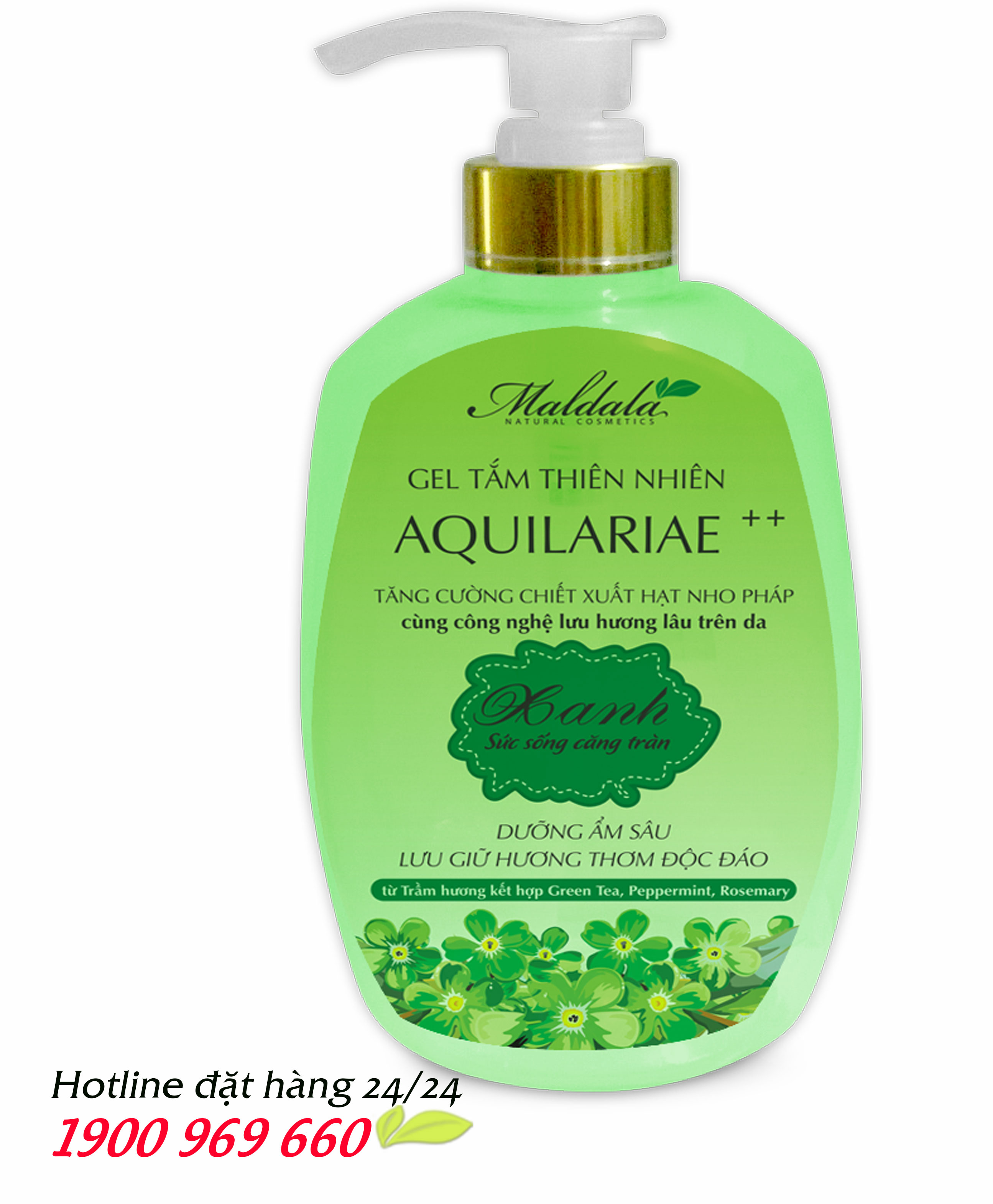Gel tắm Maldala Trầm Hương Gel tắm Maldala Trầm Hương