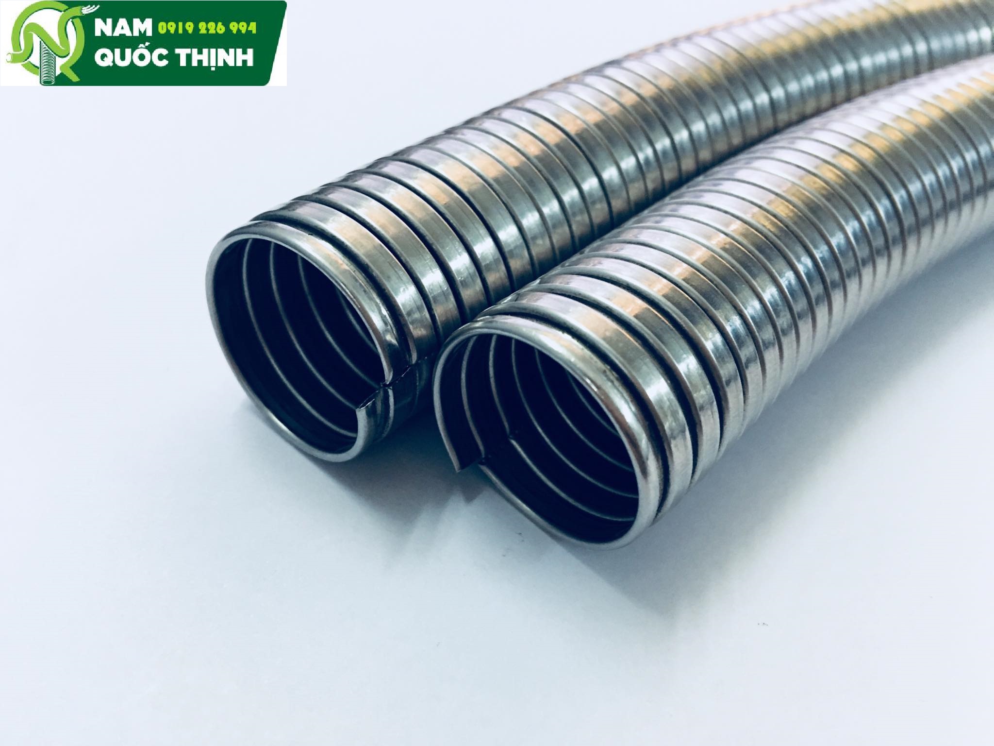 Ống ruột gà inox 304 luồn dây điện Interlock – KS Ống ruột gà inox 304 luồn dây điện Interlock – KS