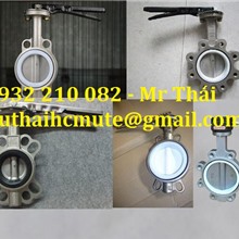 Van bướm tay gạt inox