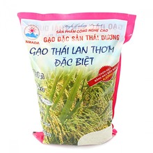 Gạo Thái thơm đặc biệt nhãn đỏ 2kg