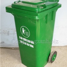 Thùng rác công nghiệp nhựa HDPE dung tích 120L