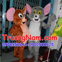 Mascot hoạt náo (pikachu, doreamon, chuột mickey nam, tom và jerry, khỉ, gà, heo, bò sữa,.........)