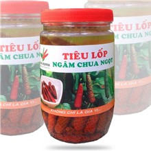 TIÊU LỐP NGÂM CHUA NGỌT - Tiêu lốp - tieulop.vn