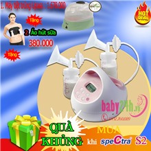 Máy hút sữa Spectra S2+ Quà tặng khuyến mãi cực hót cho mẹ - Baby24h.vn