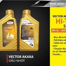 Dầu nhớt xe tay ga VECTOR HI-TECH SCOOTER, API: SL, JASO: MB, 10W-40