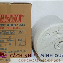 Bông sợi ceramic bảo ôn đường ống lò nung, lò gạch, lò sấy